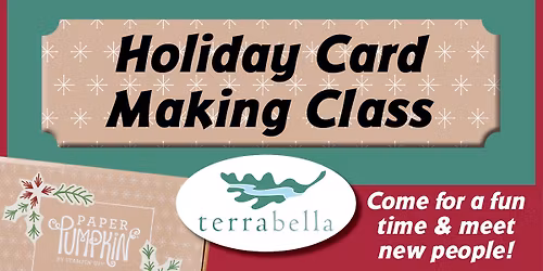 Card Making Class at Terra Bella Condominiums