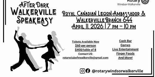 After Dark Walkerville Speakeasy 2026