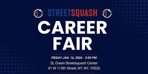 StreetSquash Career Fair