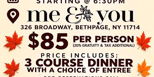 Me & You: Psychics Dinner Night
