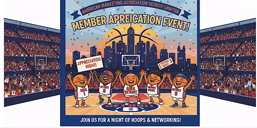 AMA Detroit Member Appreciation Event - A Night with the Pistons