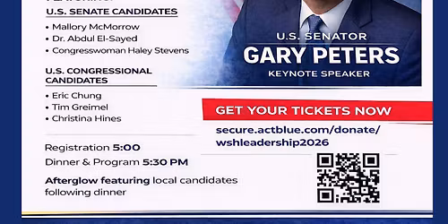 2026 Leadership Dinner-featuring Senator Gary Peters