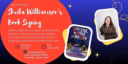 Sheila Williamson's Book Signing