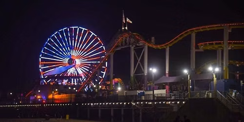 Santa Monica Pacific Park Ferris Wheel July 4th 2026