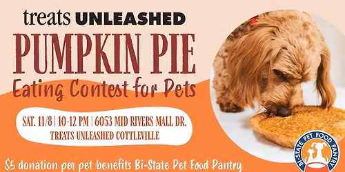 Cottleville Pumpkin Pie-Eating Contest for Pets \ud83e\udde1