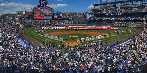 Jeff Goodwin Singing National Anthem for The Colorado Rockies Game @ Coors Field in Denver, CO