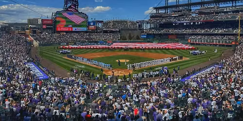 Jeff Goodwin Singing National Anthem for The Colorado Rockies Game @ Coors Field in Denver, CO