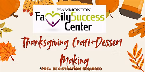 Kids Thanksgiving Craft + Dessert Making