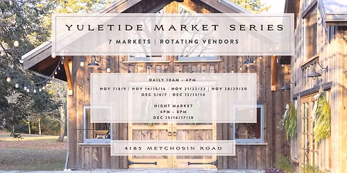 Yuletide Market Series at Bilston Creek Farm