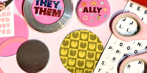 \ufe0fLucy & Yak Brighton X Mimo - Trans Pride Badge Making \ufe0f