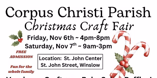 Corpus Christi Parish Annual Christmas Craft Fair