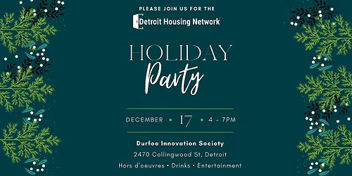 Detroit Housing Network Holiday Celebration!