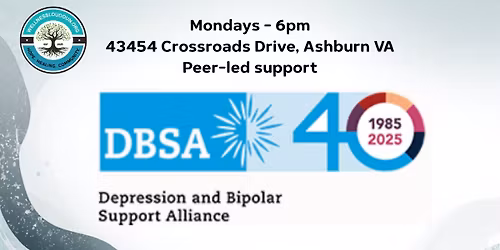 Depression Bipolar Support Aliance peer-lead support group (DBSA)