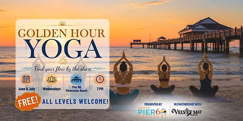 FREE Sunset Yoga at Pier 60 Clearwater Beach