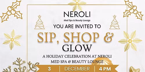 Sip, Shop & Glow Event