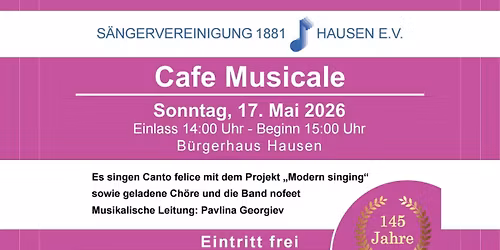 Cafe Musicale 2026