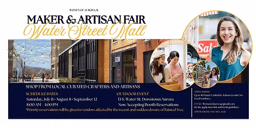 Maker & Artisan Fair on Water Street Mall