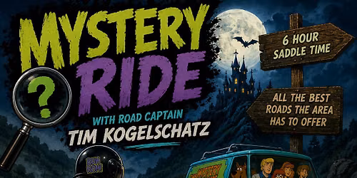 MYSTERY RIDE! THIS THURSDAY