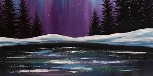 Northern Lights Paint & Sip