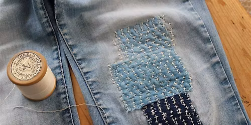Sweet Stitches: Sashiko Mending with Natural Dyes