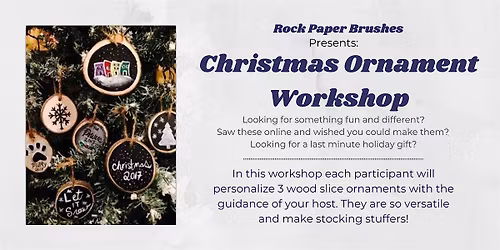 Christmas Ornament Workshop