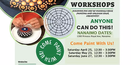 Mandala Rock Painting Workshop - NANAIMO