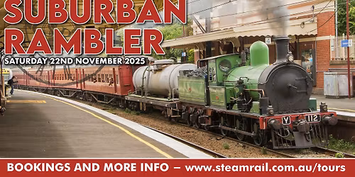 Suburban Steam Rambler - Saturday 22nd November 2025