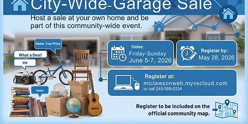 Clawson City Wide Garage Sale