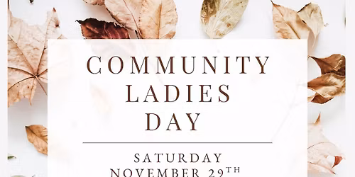 Community Ladies Day 