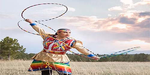 Hoop Dancing with Starr Chief Eagle at Indian Boundary