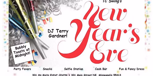 TC Swing's New Year's Eve Dance with DJ Terry Gardner