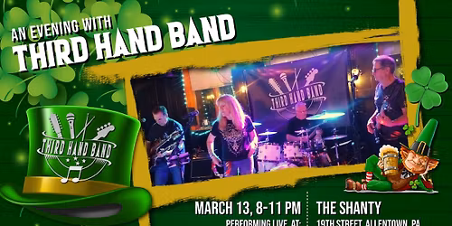 Third Hand Band's "Erin Go Bragh Bash" @The Shanty on 19th