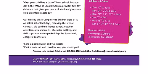 Holiday Camp November