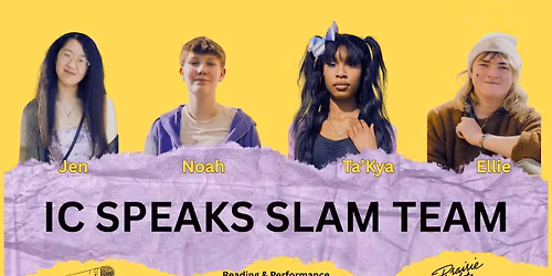 IC Speaks & The Negro Artist at Prairie Lights Bookstore!