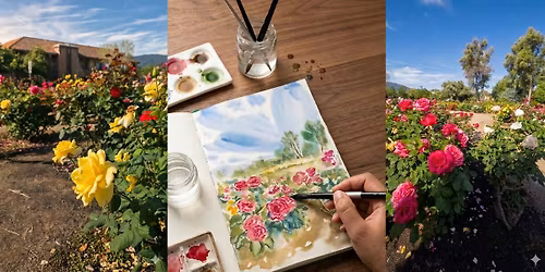 Watercolor Picnic in the Park: Paint, Boba & Bites