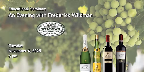 Educational Seminar:  Frederick Wildman