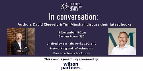 In conversation: Authors David Cleevely and Tim Minshall