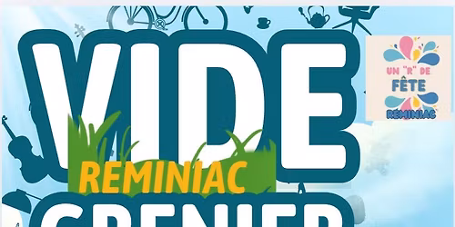 vide grenier de R\u00e9miniac 