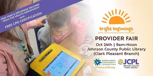 Bright Beginnings Early Care & Education Provider Fair