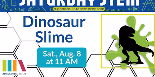 Saturday STEM - Dinosaur Slime