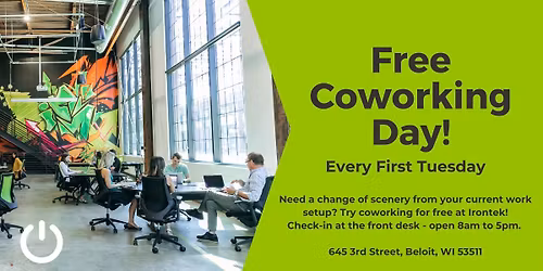 Irontek Free Coworking Day - Every First Tuesday