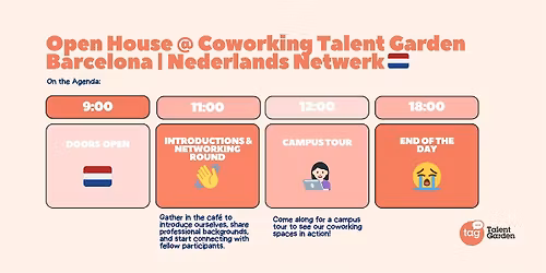 Open House @ Coworking Talent Garden Barcelona | Nederlands Netwerk