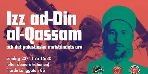 Izz ad-Din al-Qassam och det palestinska motst\u00e5ndets arv