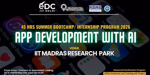 App Development using AI - 45 Hrs Summer Training Program'26