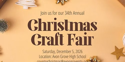 Avon Grove PTA presents Country Christmas Craft Fair