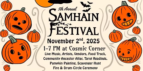 Fall Festival and Samhain Drum Circle (FREE)