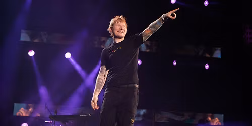 Ed Sheeran at Allegiant Stadium