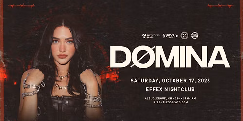 SATURDAY NIGHT TECHNO AFFAIR : D\u00d8MINA