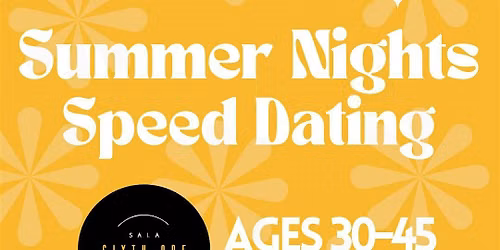 Summer Nights Speed Dating Ages 30-45 (St Catharines).