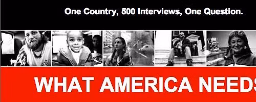 WHAT AMERICA NEEDS